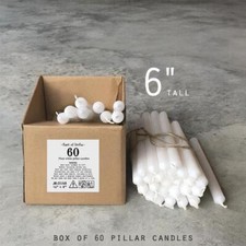 White Candle Sticks Pack Of 60