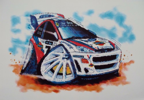 Ford focus rally car classic - rally,