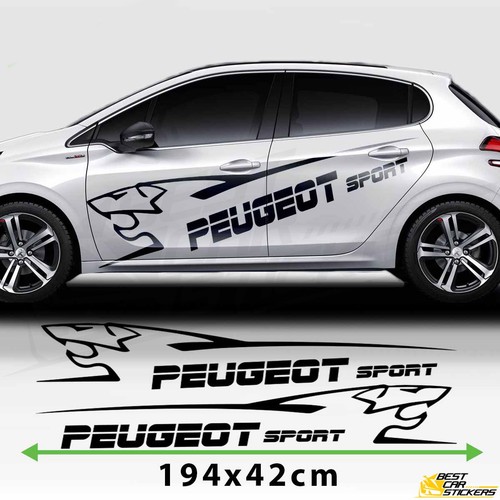 For peugeot side racing - peugeot,