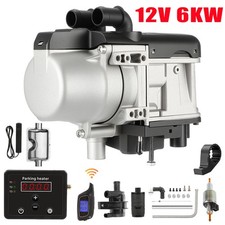 12V 6KW Diesel Water Heater Water Pump Remote Control For Car Boat Campervans RV