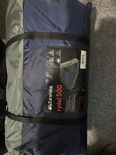 BRAND NEW Never Used Eurohike Rydal 500 5 Man Tent With Darkened Bedrooms