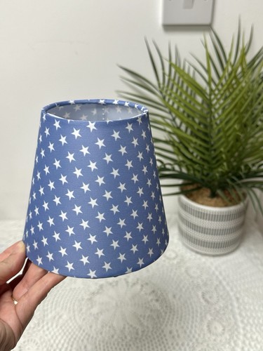 Small clip blue lampshade - blue,
