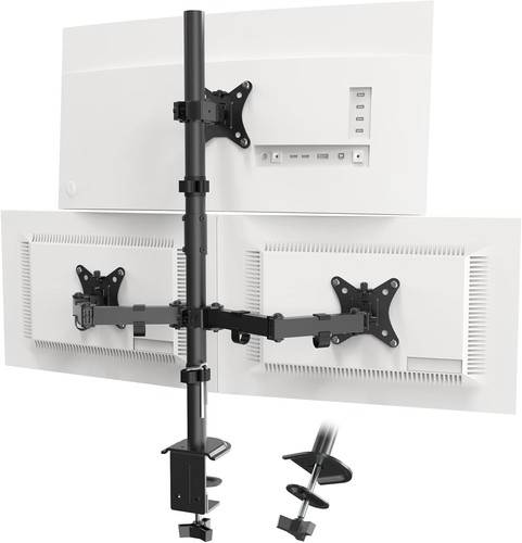 Triple monitor arm - triple, inch
