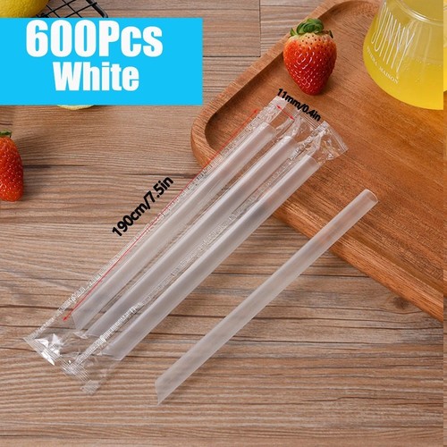 100 600 straws plastic - 100-600,