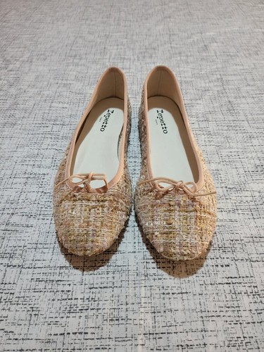 Repetto tweed ballet flats - repetto,
