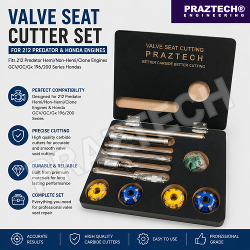 Valve seat cutter set - valve,