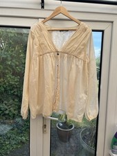 Plumo Helene Blouse In tea, Size XL