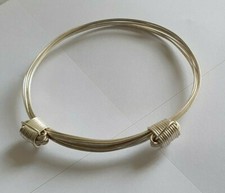  Silver Plated Elephant Hair Bracelet 