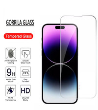 GORILLA-TEMPERED GLASS SCREEN PROTECTOR FOR iPhone 17 16 15 14 13 12 11 PRO MAX