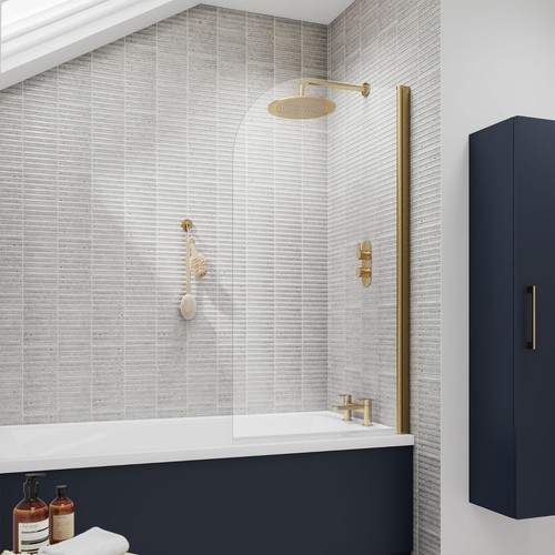 Bathroom frameless curved - bathroom,