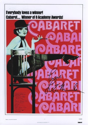 Cabaret signed movie poster
