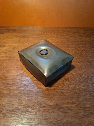 Antique pewter snuff box - pewter,