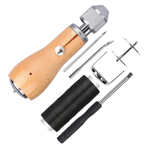Leather sewing awl thread kit - sewing,