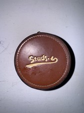 vintage brown leather Studs