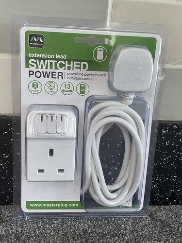 Three socket extension lead - socket,