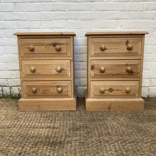 Pair modern solid pine - pair, of