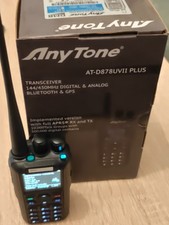 AnyTone AT-D878UVII PLUS - Mobile Transceiver VHF UHF Dual Band DMR + prog cable