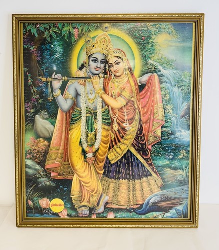 Large radha krishna - radha, print