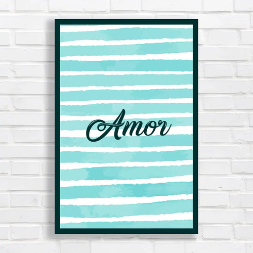 Pastel striped amor teal - striped,