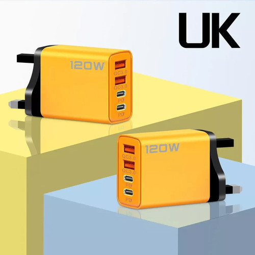 Port phone charger plug - 4-port,
