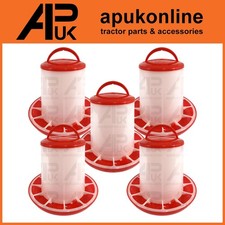 5x 3kg Seed Feeder Bowl for