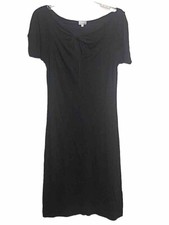 Untold Women's Black Stretch Bodycon w/ Bow Straight Smart Dress Size 8