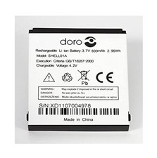 Genuine SHELLO1A Battery For Doro Phone Easy 410 520 606 611 612 631 632 
