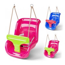 Swing Seats with Adjustable Rope and Harness for Toddlers Kids Babies Playground