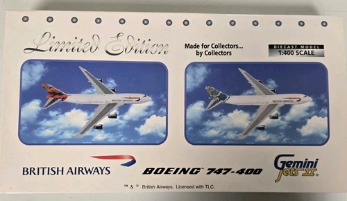 Gemini jets set 400 british - set, 1:400