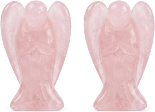 2pcs rose quartz guardian - quartz,