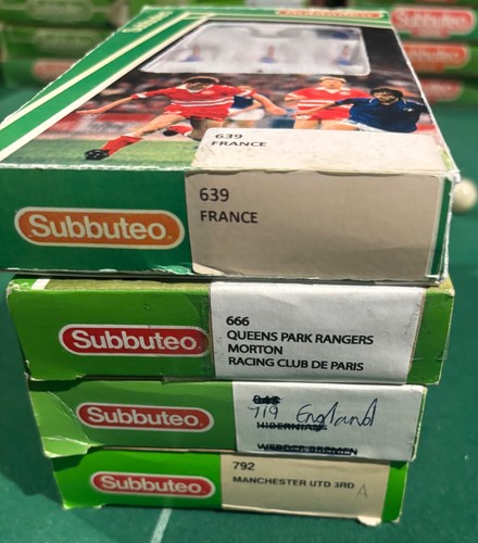 Subbuteo teams bulk lot - subbuteo,