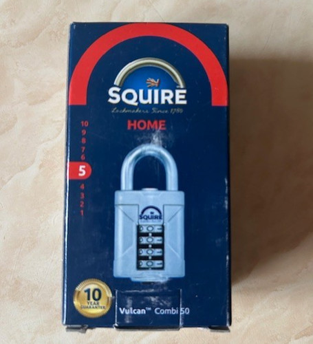 Squire padlock combination - padlock,