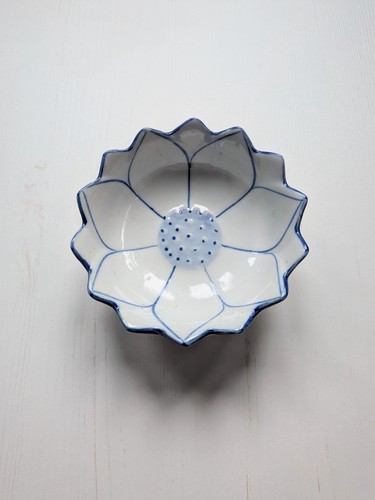 Vintage lotus shaped ceramic - vintage,