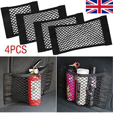 4Pcs Trunk Boot Cargo Net Luggage Storage Holder Back Seat Mesh Net Tidy Elastic
