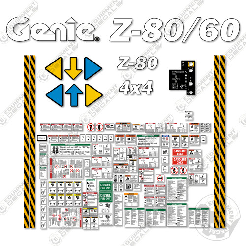 Fits genie decal kit - fits,