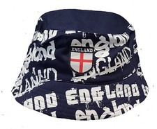 England Flag Bucket Sun Hat
