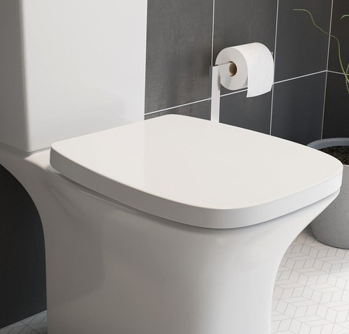 Toilet seat round square - seat, d
