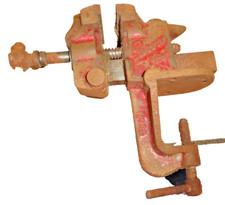 WORKING VINTAGE RECORD IMP BENCH VICE no.80 WORKSHOP HAND TOOL SHED MAN CAVE