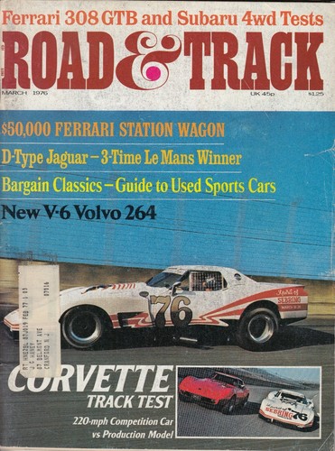 Road track march - march, 1976