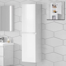 Bathroom cabinet cupboard tall - cabinet,