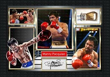 Manny Pacquiao - Boxing  ORIGINAL A4 Signed PHOTO PRINT MEMORABILIA