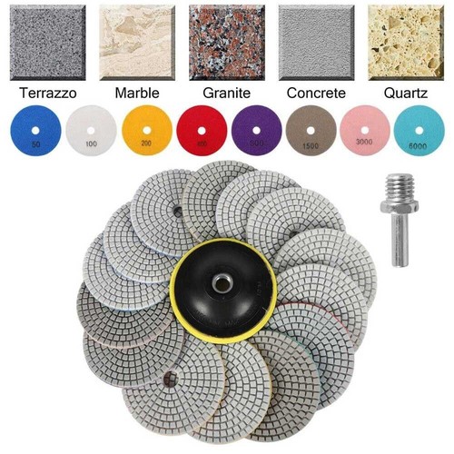 16pcs diamond polishing pads - diamond,