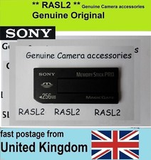 Genuine Sony Memory Stick Pro Magicgate 256MB MSX-256S DSC-F828,DSC-R1, V1 V3 W1