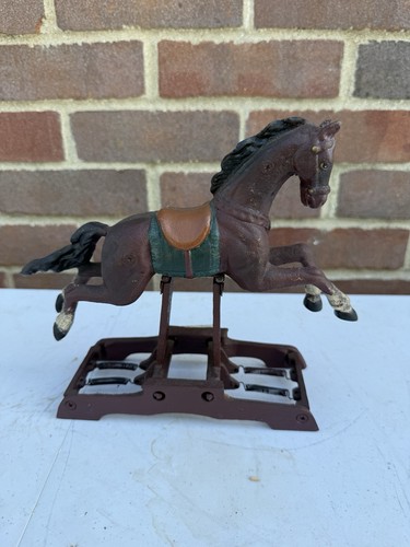 Vintage cast iron spring - cast,