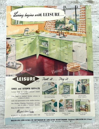1950s wallis co - co, sinks