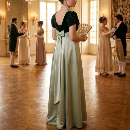 Vintage sage green satin maxi - vintage,