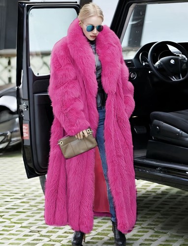 Womens faux fur coat - fur,
