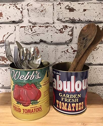 Retro vintage storage tins set - storage,