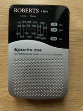 ROBERTS SPORTS 994 TEST MATCH SPECIAL POCKET RADIO (R9994) LM FM MW WORKING