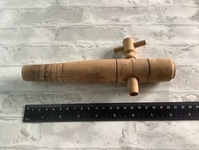Vintage Large Wooden Barrel Tap